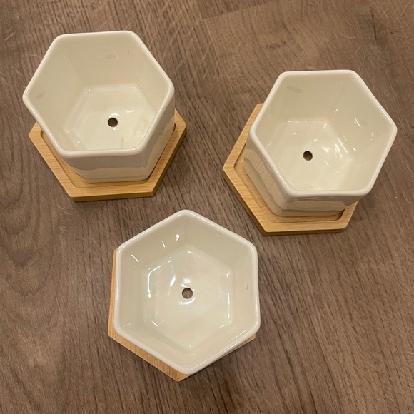 Set of 3 mini planters - Picture 3 of 3